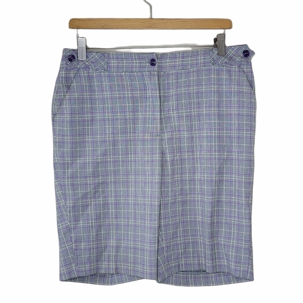 EP Pro | Plaid Bermuda Golf Shorts